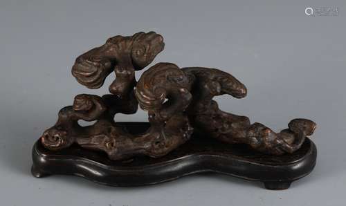 An Agarwood Ganoderma Ornament