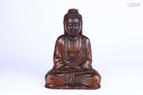 An Agarwood Gautama Buddha Ornament
