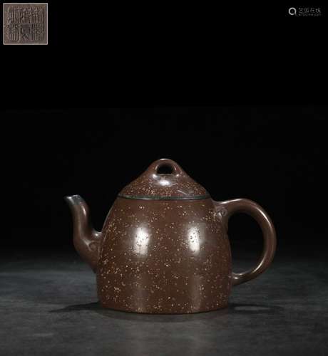 A Zisha Teapot, Jiang Liangyu Mark