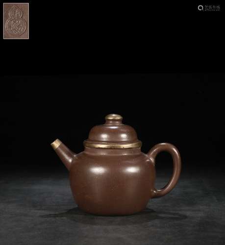 A Zisha Teapot With Mark