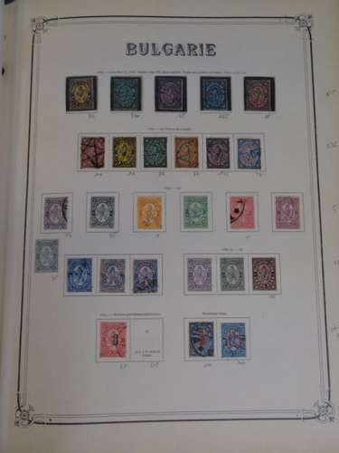 Bulgarie. Début de collection de timbres, des orig…