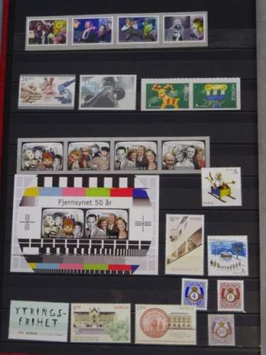 Norvège. Collection de timbres neufs, des années 2…