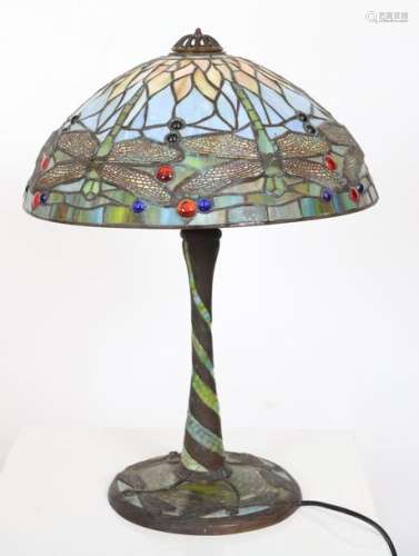 Lampe décorative aux libellules En bronze patiné …