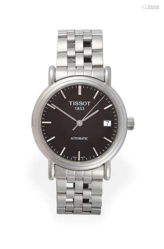 A Stainless Steel Automatic Calendar Centre Seconds Wristwatch, signed Tissot, ref: C363/463,