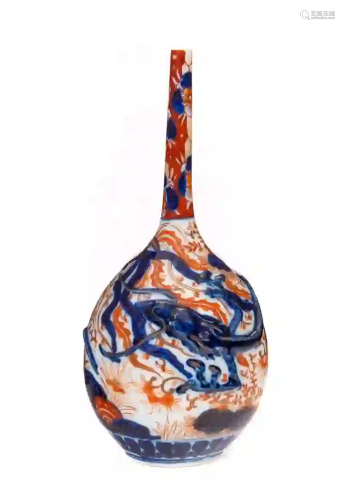 Japanese Imari Dragon Vase