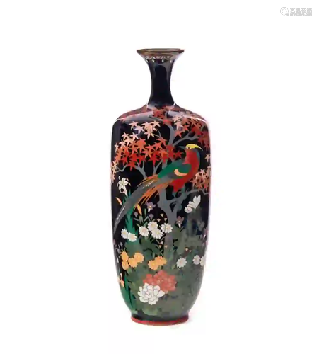 Fine Japanese Cloisonne Vase