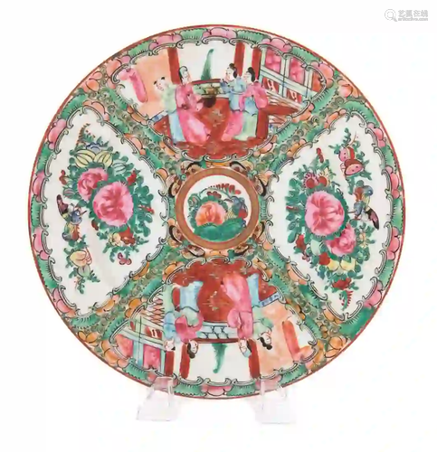 Rose Medallion Round Plate