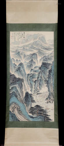 Chinese Landscape Scroll Painting