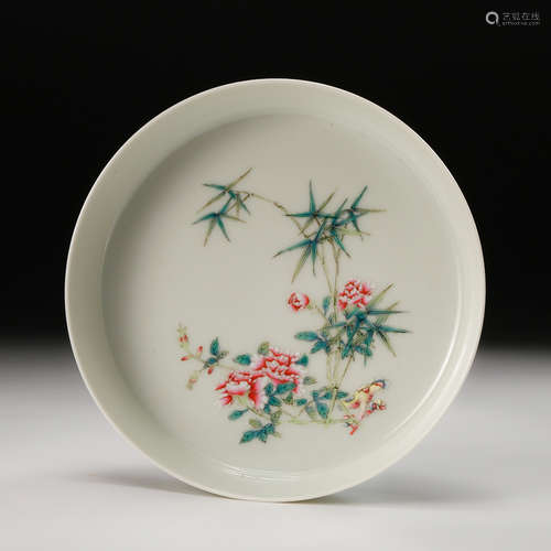 Chinese Famille Rose Porcelain Plate