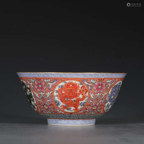 Chinese Famille Rose Porcelain Bowl