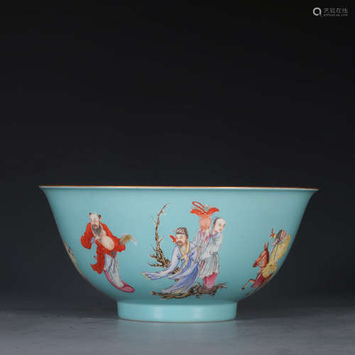 Chinese Famille Rose Porcelain Bowl, Pair