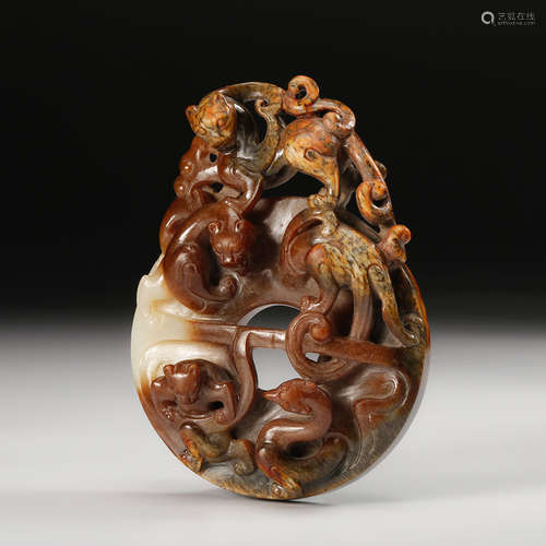 Chinese Archaistic Jade Pendant