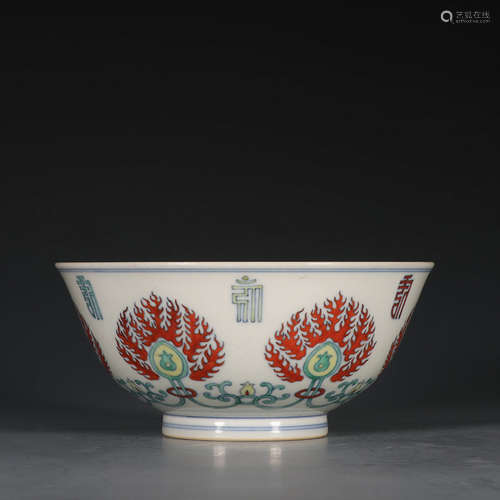 Chinese Doucai Porcelain Bowl