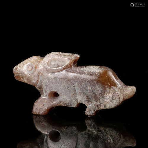 Chinese Archaistic Jade Rabbit