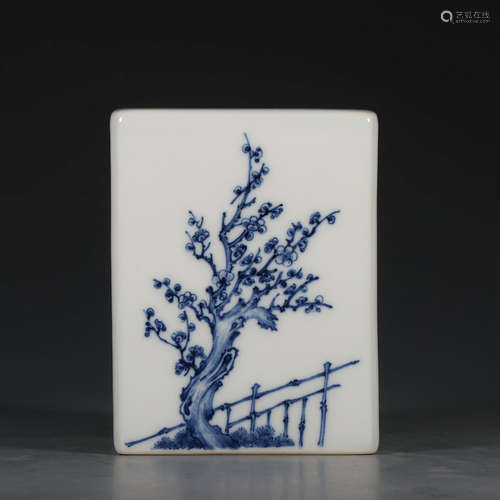 Chinese Blue White Porcelain Brush Pot