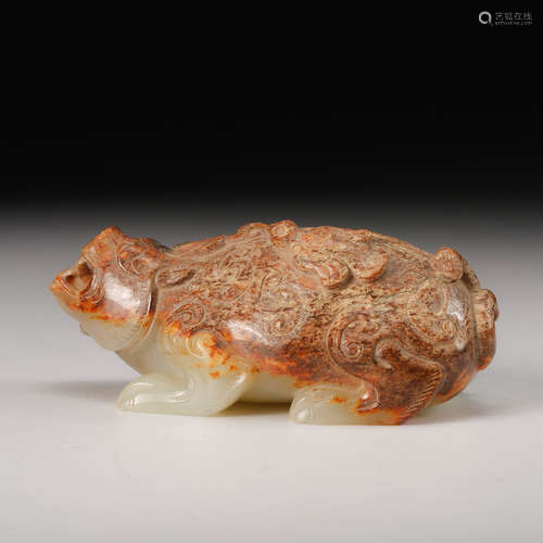 Chinese Archaistic Jade Beast