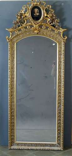 Miroir De Cheminée Louis Xiv.