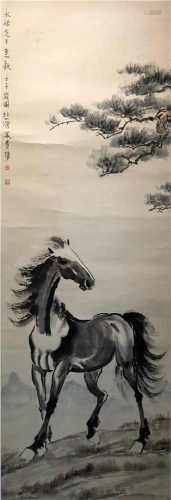 中国字画 马