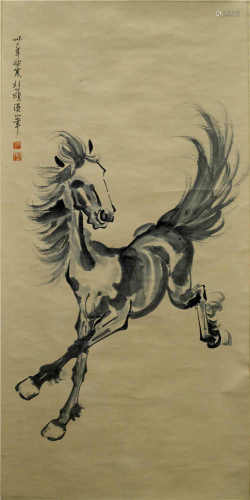 中国字画 马