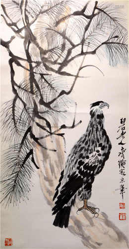 中国字画 鹰
