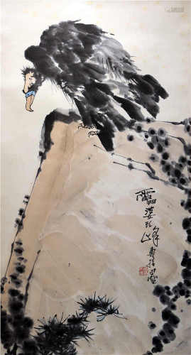 中国字画 鹰