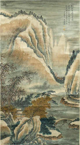 中国字画  山水画