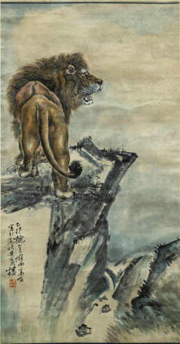 中国书画老虎