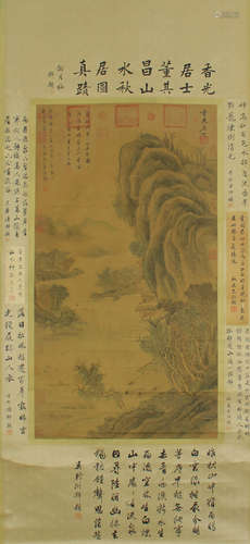 Chinese Painting Of Landscape Scenery