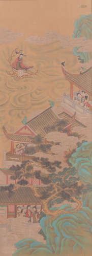 Chinese Painting Of Story Of Immortal Figures