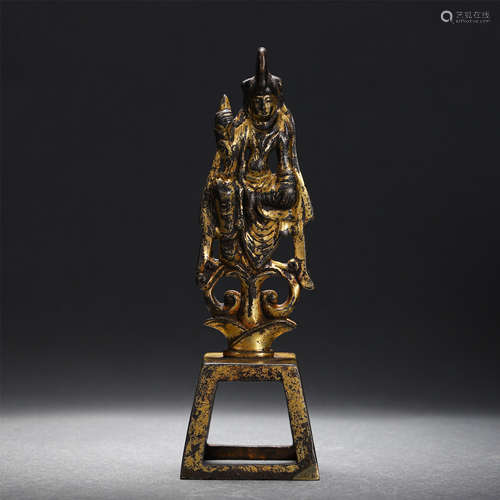 Chinese Gilt Bronze Buddha Statue