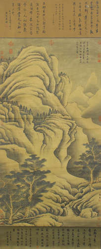 Chinese Painting Of Landscape Scenery