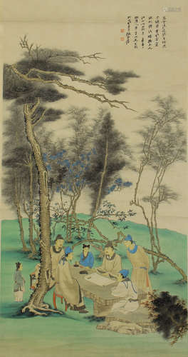 Chinese Painting Of Figures Story