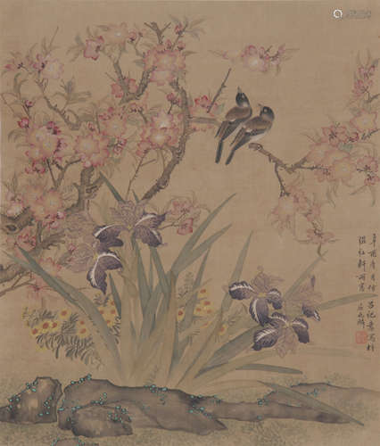 Chinese Painting Of Flowers And Birds