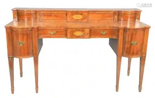 George IV Style Sideboard having top with two sliding