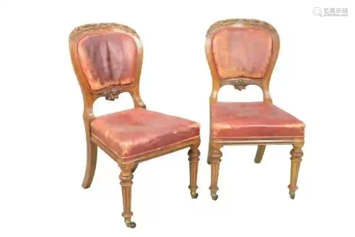 Set of Twenty-Four Gillows Louis XVI Style Walnut