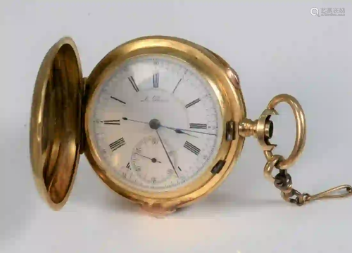 LePhare 18 Karat Pocket Watch stem missing 54.3