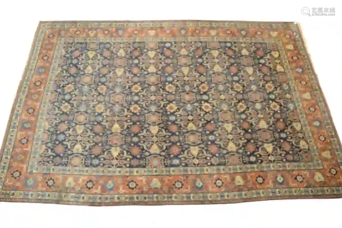 Mahal Oriental Carpet (with some wear) 11'4