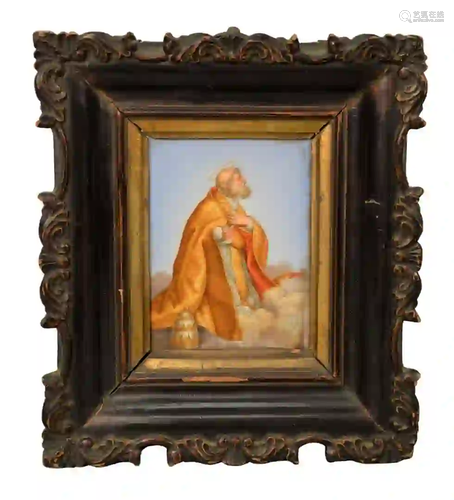 Raphael Urbino Meissen Porcelain Plaque having painted,