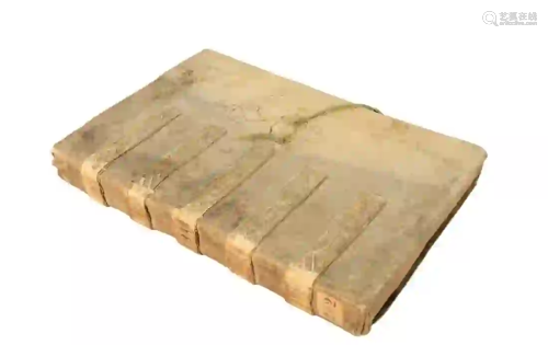 Manuscript, Journal, French Octavo bound in vellum,