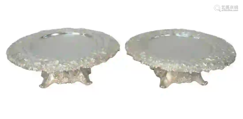 Pair Tiffany & Company Sterling Silver Tazzas with