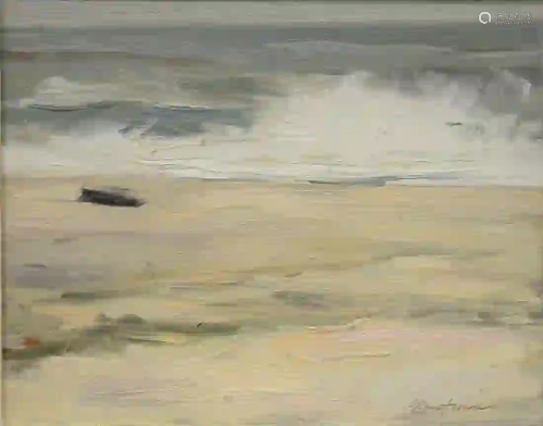 Stuart Kaufman (1926 - 2008) Wild Surf at Westhampton