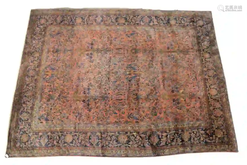 Kashan Oriental Carpet 9' 9