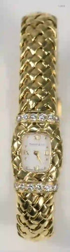 Tiffany & Company 18 Karat Gold Ladies Wristwatch set