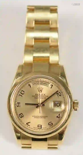 Rolex 18 Karat Gold Day Date Superlative Chronograph