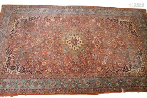 Kashan Oriental Carpet 10' 9