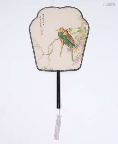 Chinese Flower And Bird Painting Fan