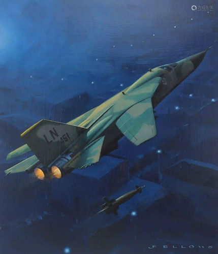 Jack Fellows (B. 1941) F-111 Aardvark