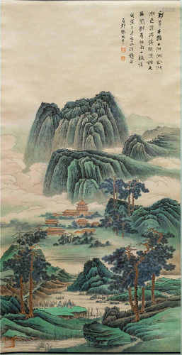 中国书画 青绿山水