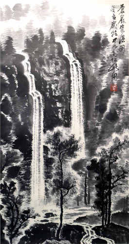 中国字画 墨色山水