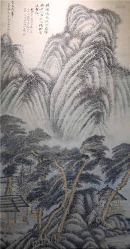 中国字画 青绿山水